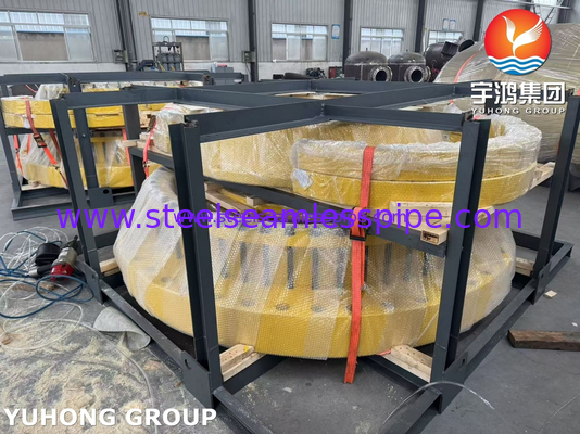 SA266 GR2 Carbon Steel Hydraulic Test Fixture for Shell & Tube Exchangers, NACE MR0175 Compliant