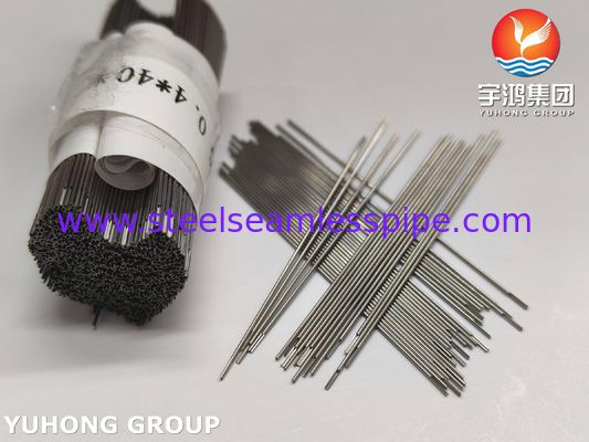 SUS304 Irrigation Needle Tube For Root Canal Therapy, Half-cut Notched Tip , 27G