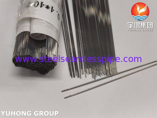 SUS304 Irrigation Needle Tube For Root Canal Therapy, Half-cut Notched Tip , 27G