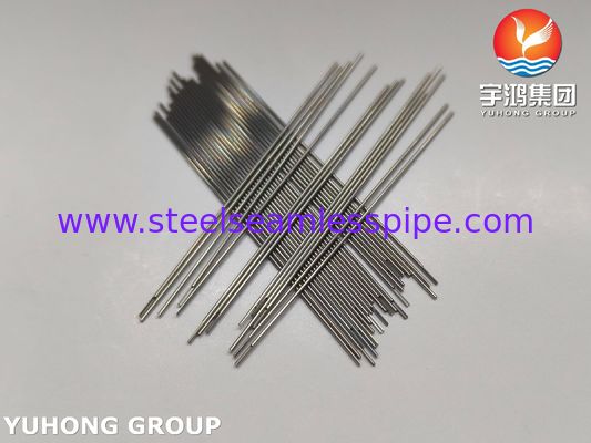 SUS304 Irrigation Needle Tube For Root Canal Therapy, Half-cut Notched Tip , 27G