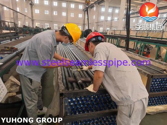 ASME SA209 Alloy Steel Embedded Fin Tube With AL1060 Fin For Heat Exchanger