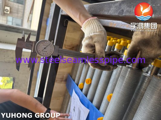 Extruded Fin Tube Stainless Steel ASTM A213 TP304 For Air Cooled Heat Exchanger