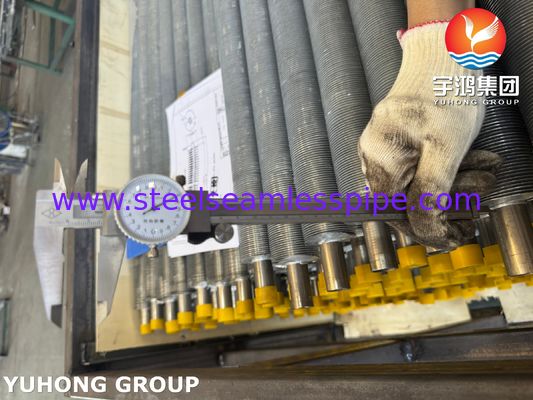 Extruded Fin Tube Stainless Steel ASTM A213 TP304 For Air Cooled Heat Exchanger
