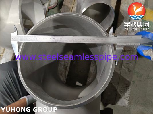 ASTM A815 S31803 Duplex Stainless Steel Fitting Tee Buttwelded for Pipeline
