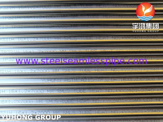 ASTM A213 TP321H Stainless Steel Seamless Tube For Boiler and Heat Exchanger