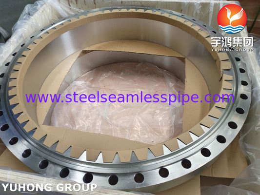 ASTM A182 F310 WN RTJ Face Stainless Steel Pipe Forged Flange for Petrochemical & Power Plants​