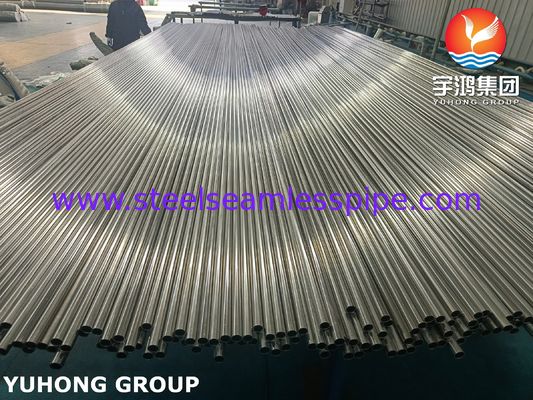 ASME SA249 TP304 Stainless Steel Welded Heat Exchanger Tube Bright Annealed
