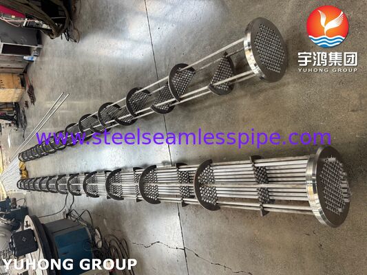 Super Duplex Stainless Steel S32750 U-Bend Tube Bundle for Aggressive Service Heat Exchangers with ASME SA789 & SA182 F53 Construction