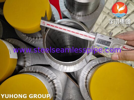 High Frequency Welded Finned Tubes TP347H Base Tube & CS Fins for Boilers & Heaters 
