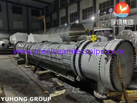 Floating Head Heat Exchanger with 316L Tubes and SA350 LF2/316L Clad Tubesheet for Cost-Effective Corrosion Management