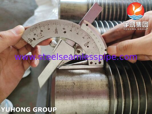 High Frequency Welded Finned Tube - ASTM A335 P22 Base / 11-13Cr Fins for Boilers & Heaters