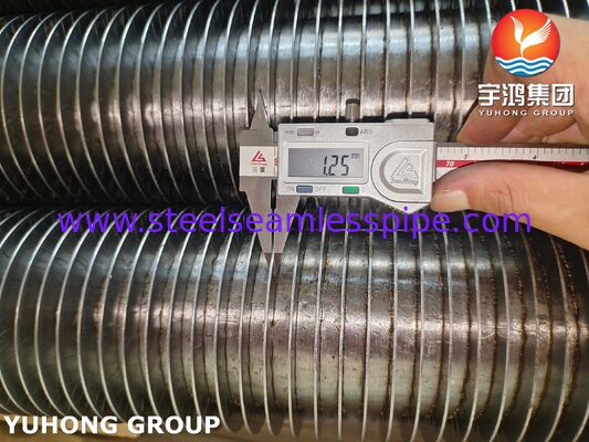 High Frequency Welded Finned Tube - ASTM A335 P22 Base / 11-13Cr Fins for Boilers & Heaters
