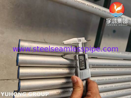 ASTM A790 S32205 Duplex Stainless Steel Pipe for Oil Gas Industry