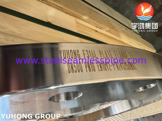 EN1092-1 F316L Stainless Steel Plate Flange Flat Face for Pipeline