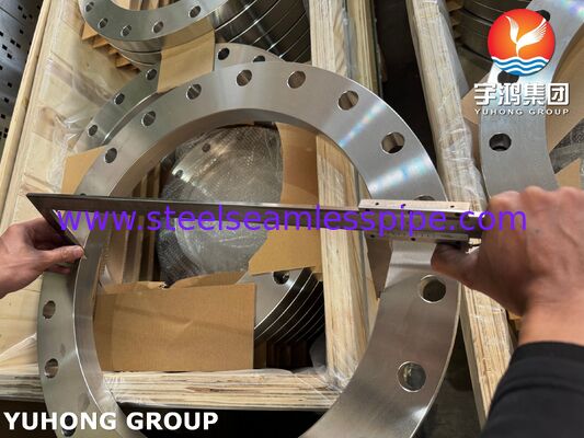 EN1092-1 F316L Stainless Steel Plate Flange Flat Face for Pipeline
