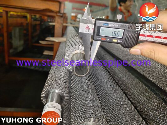 Serrated Finned Tubes | High Frequency Welded | T22 Base Tube & CS Fins for HRSG / Boiler