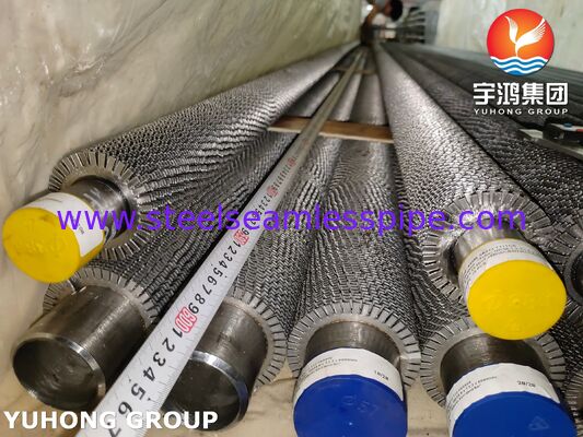 Serrated Finned Tubes | High Frequency Welded | T22 Base Tube & CS Fins for HRSG / Boiler