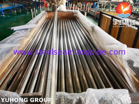 Bright Annealed Tube ASTM A249 TP304 StaInless Steel Welded Tube For Heat Exchangers