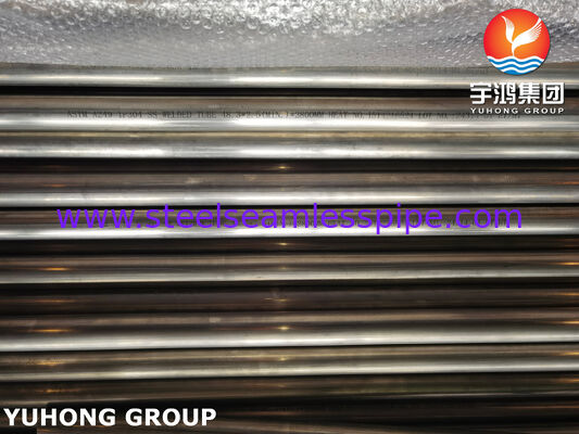 Bright Annealed Tube ASTM A249 TP304 StaInless Steel Welded Tube For Heat Exchangers
