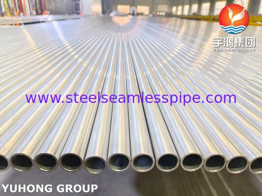 ASME SA213 TP304H Stainless Steel Seamless Heat Exchanger Tube Bright Annealed
