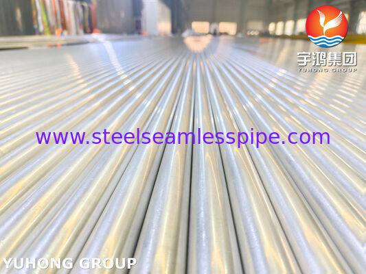 ASME SA213 TP304H Stainless Steel Seamless Heat Exchanger Tube Bright Annealed