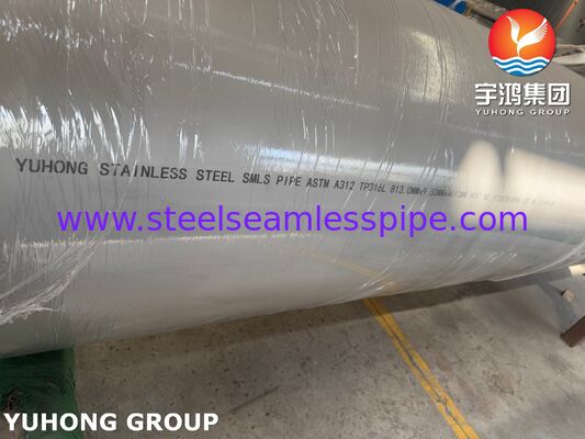 ASTM A312 TP316L Stainless Steel Seamless Pipe for Oil Gas Petrochemical Refinery