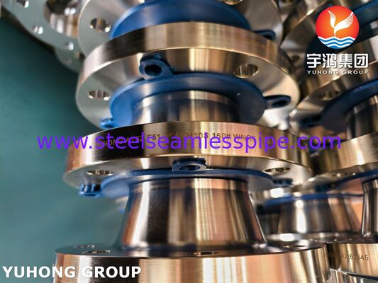 ASTM A182 F51 S31803 Duplex Steel Forged Weldneck Flange 150#-2500# B16.5