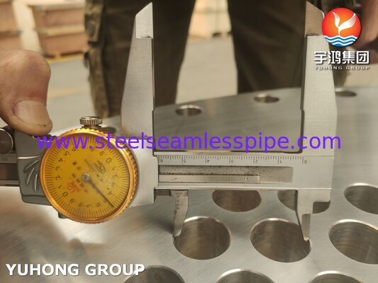 ASME SA240 SS304 Stainless Steel Stationary Tubesheet For Heat Exchanger
