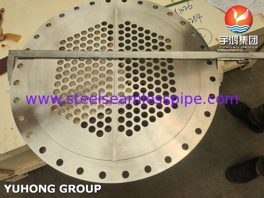 ASME SA240 SS304 Stainless Steel Stationary Tubesheet For Heat Exchanger