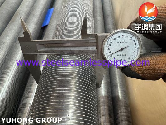 Extruded Finned Tube - ASTM A179 Carbon Steel Base / Aluminum 1060 Fins for Heat Exchangers