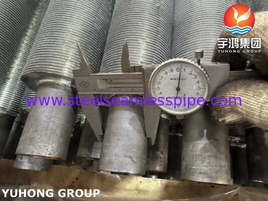 Extruded Finned Tube - ASTM A179 Carbon Steel Base / Aluminum 1060 Fins for Heat Exchangers