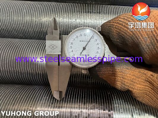 Extruded Finned Tube - ASTM A179 Carbon Steel Base / Aluminum 1060 Fins for Heat Exchangers