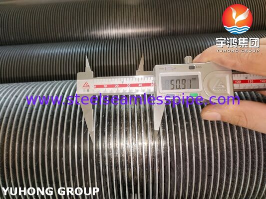 A335 P9 HFW Finned Tubes For High Temp Heat Exchangers Carbon Steel Fins