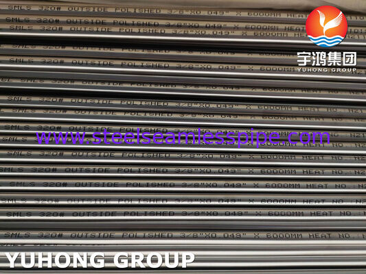 ASTM A269 TP316L BA Stainless Steel Seamless Tube For Food Plant 320# Outside Polished