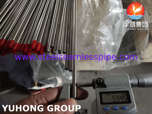 ASTM A269 TP316L BA Stainless Steel Seamless Tube For Food Plant 320# Outside Polished