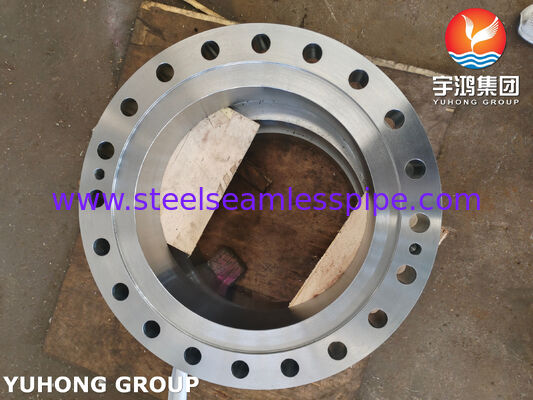 Forged Carbon Steel Channel Cover Flange ASME SA266 Gr.2N 630mm OD For Shell Tube Heat Exchanger Service