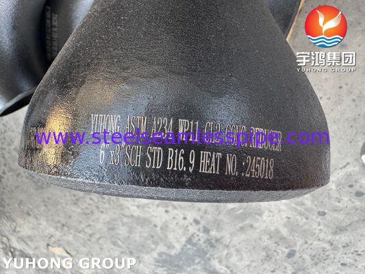 Concentric Reducer ASTM A234 WP11 CL2 Alloy Steel Buttweld Fitting Up To 64"