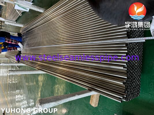 ASTM A249 TP316L 1.4404 Bright Annealed Stainless Steel Welded Tubes For Evaporator EP MP