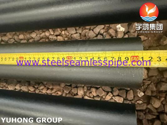 ASME SA335 P9 Alloy Steel Seamless Pipe Black Painting Beveled End