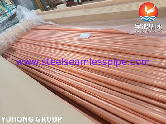 JIS H3300 C1220T Phosphorus Deoxidized Copper Steel Seamless Tube