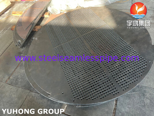 Carbon Steel Baffle Plate Support Plate ASME SA516 GR 70 For Heat Exchanger