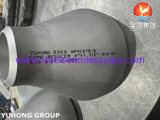 ASTM B366 WPHC276 N10276 Seamless Alloy Steel Fitting Concentric Reducer B16.9