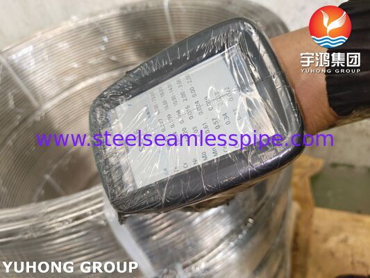 ASTM A269 TP316L Stainless Steel Bright Annealed Coiled Tube For Industrial Fluid Application