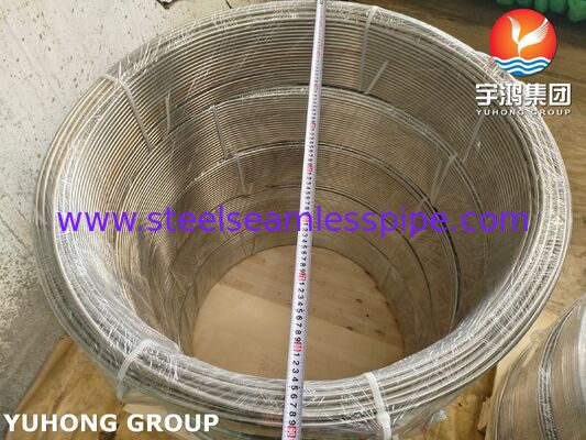 ASTM A269 TP316L Stainless Steel Bright Annealed Coiled Tube For Industrial Fluid Application