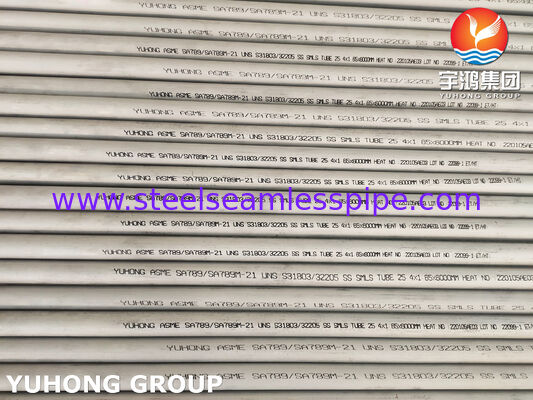 ASTM A789 S31803 & S32205 Duplex Stainless Steel Seamless Welded Tube For Industry Field