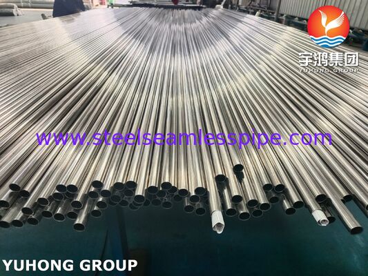 ASME SA249 TP304 Bright Annealed Stainless Steel Welded Tube For Refrigeration System