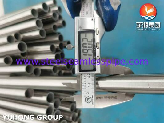 Stainless Steel ASTM A249 TP316L / 1.4404 Welded Bright Annealed Tube For Superheater
