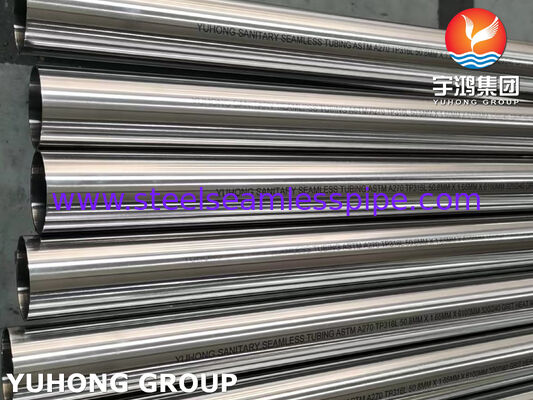 3A / ASTM A270 TP316L Bright Annealed Stainless Steel Sanitary Tube For Sugar Refinery