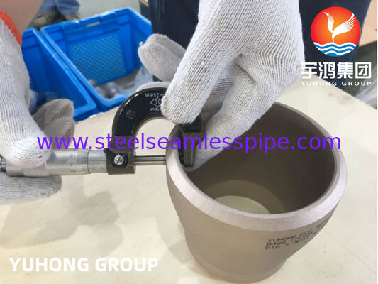 ASTM B466 C70600 Copper Nickel Fitting Eccentric Reducer For Cooling System