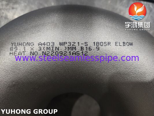 ASTM A403 WP321-S 180° Elbow Stainless Steel Pipe Fitting